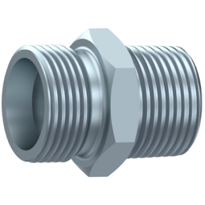 Straight male stud coupling BSP tapered STA AKL 22 R 3/4