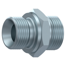 Straight male stud coupling BSP cyl. 60º STA AL 10 RC 1/2