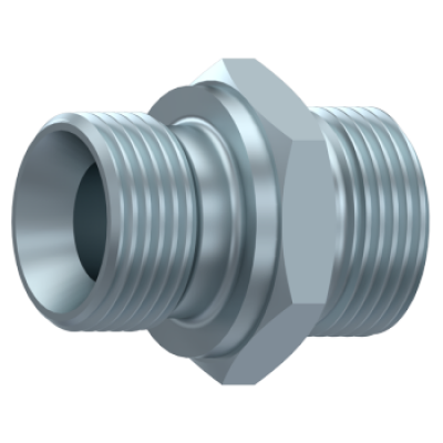 Straight male stud coupling BSP cyl. 60º STA AL 15 RC 3/4