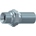 Straight bulkhead adaptor without nuts (60º) A116016