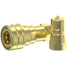 ISO B Quick release coupling brass A850104