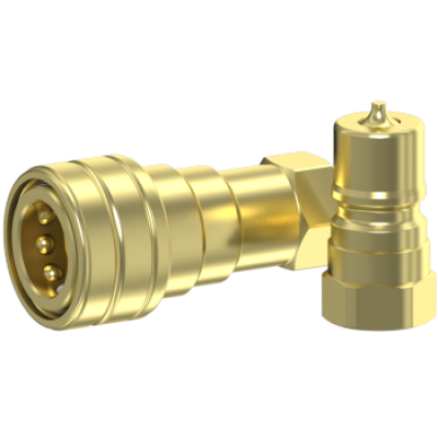 ISO B Quick release coupling brass A850204