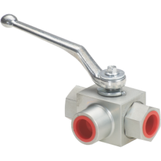 3 Ways ball valve BSP female-female-female (Type L) BK3 G 1