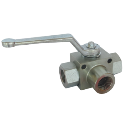 3 Ways ball valve female-female-female (L type ) GB3VH 1