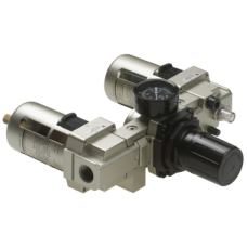 Pressure reducer + lubricant + filter (3 bodies) FRL 1 M