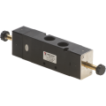 Solenoid pneumatic valve 5/3 open center