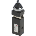 Selector valves rotating lever 3/2 bistable