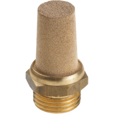 Nickel-plated brass silencer (long) SE 1/2