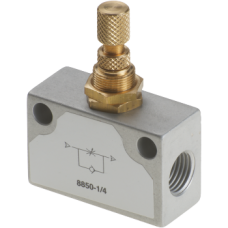 Unidirectional flow regulator 8850 1/2