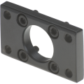 Front or rear flange in zinc-plated steel ISO 15552