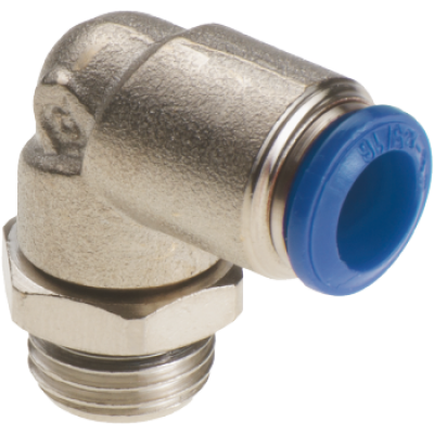 Push-in Pol. - elbow adjustable metallic body M BSP parallel/M metric w/o.ring 50115 10 1/2