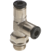 Push-in Pol. - T lateral adjustable metallic body M BSP parallel w/o.ring 50225 8 1/4