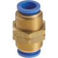 Push-in Pol.-union bulkhead w