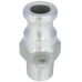 CAMLOCK aluminum male - male threaded BSPT  Type F ALF025