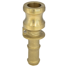 CAMLOCK brass -adaptor, with serrated hose shank Type E BRE012