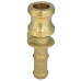 CAMLOCK brass -adaptor, with serrated hose shank Type E BRE065