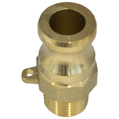 CAMLOCK brass -adaptor, male threaded Type F BRF012