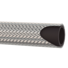 Synthetic rubber hose with a galvanized steel braided (gasoil) M10005