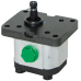 Gr.I Gear pump/10 flange/E type shaft/Side ports type R 1LO3DE10R