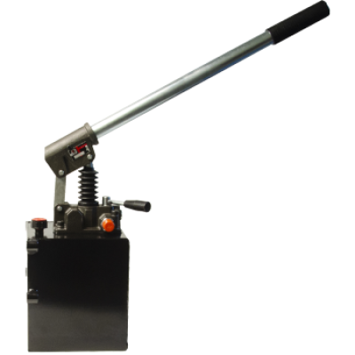 Hydraulic hand pump Double Act., with lever, bellows and tank BMTDE12F05