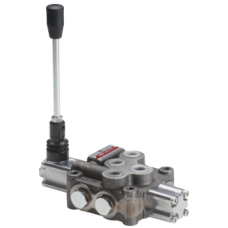 Control valve 3/8 BSP, 45L/MIN, handle operated and return to center by spring. Relief valve YFM35/1 3/8 1P DE Control valve 3/8 BSP, 45L/MIN, handle operated and return to center by spring. Relief valve YFM35/1 3/8 1P DE