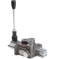 Control valve 1/2 BSP, 60L/min, handle operated and return to center by spring. Relief valve