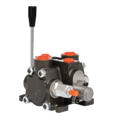 Rotary control valve 1”BSP, 240l/min, open center a/w R.V. YFM240/1 M ROT