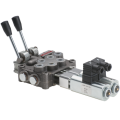 Electric manual control valve