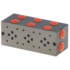 Series subplate for NG6 directional valve without relief valve, A B side ports PF2SL H Series subplate for NG6 directional valve without relief valve, A B side ports PF2SL H