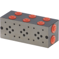 Parallel subplate for NG6 directional valve without relief valve, A & B side ports