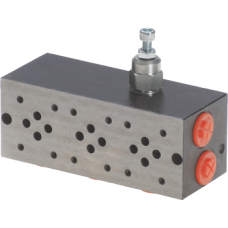 Series subplate for NG6 directional valve with relief valve, A B side ports PF2SLCL180 H Series subplate for NG6 directional valve with relief valve, A B side ports PF2SLCL180 H