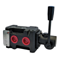 Non stackable diverter valve 6 ways with lever