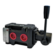Non stackable diverter valve 6 ways with lever SM6V12