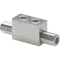 Double pilot operated check valve in block (in T) Double pilot operated check valve in block (in T)