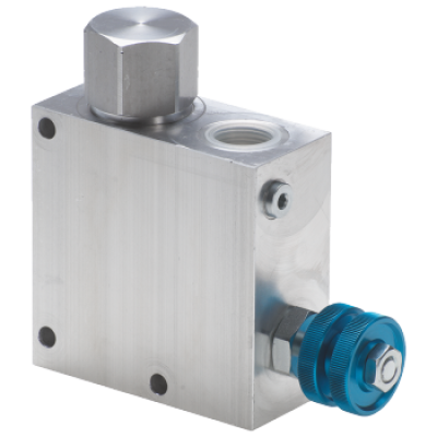 Flow control valve VT015012 (150 l/min, 3/4'' BSP, 3 ways, compensated)