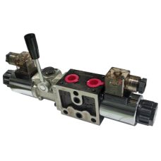 Stackable Solenoid valve with lever - Spool no.1 YEATM-1-3/8-12CC H