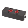 Unidirectional flow restrictor valve on A & B for YEAT model