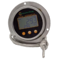 Capillary digital thermometer front flange 1/2 ''BSP