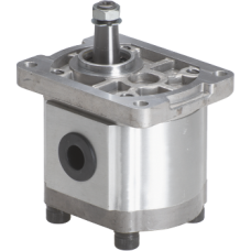 Gr.II Gear motor reversible/Eur.flange/Tapered shaft 1:8 /Side ports type threaded MRTD210001