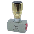 Bidirectional flow restrictor valve