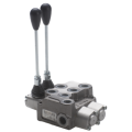 FM55+relief valve. Manual operator, return to center by spring