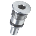Plug for relief valve cavity
