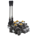 HCD6 type. Manual operator, return to center by spring. Relief valve (without lever)