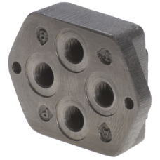 Subplates for a directional valve NG6-vertical ports- without relief valve PBKV-6-38TV Subplates for a directional valve NG6-vertical ports- without relief valve PBKV-6-38TV