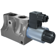 Diverter valve opposite ports 6 ways 3/8'' (new design) KV-6K/2-6-24DC-G3/8MRND