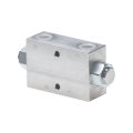 Double pilot operated check valve-block-line