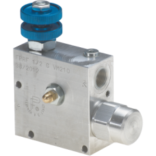 Compensated flow control valve- FPRF type with relief valve FPRF1/2GVM210