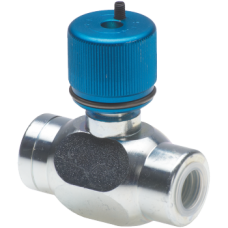 Bidirectional flow restrictor valve (metallic knob) FPSB 1/2