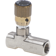 Unidirectional flow restrictor valve 210 bar F-F Chromed FT1251U04