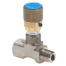 Bidirectional flow restrictor valve 210 bar M-F Chromed FT1251B0206